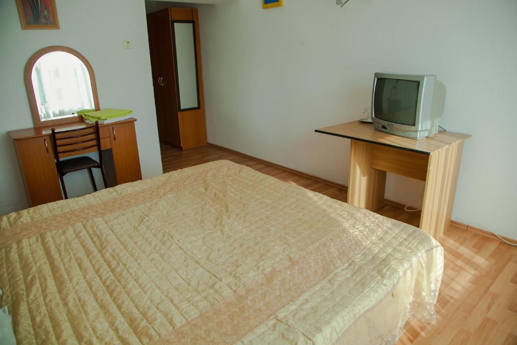 TV a/nebo společenská místnost v ubytování Hotel Vlasca