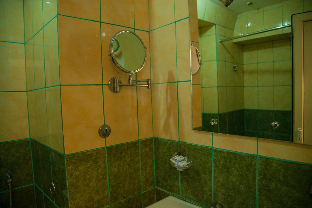 Koupelna v ubytování Hotel Vlasca