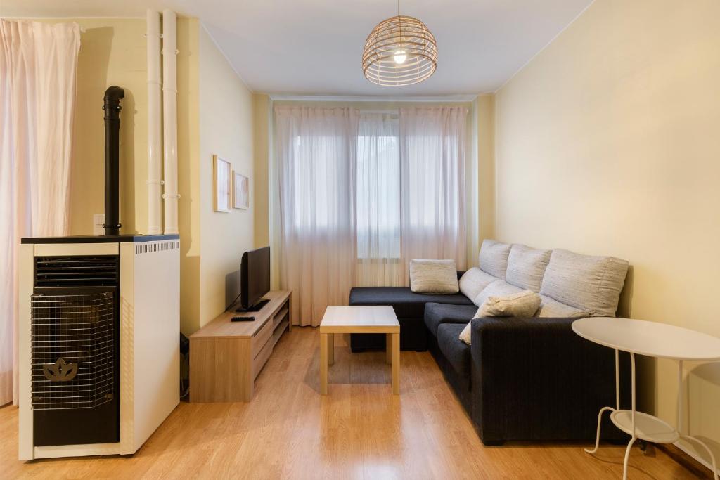 Posezení v ubytování CASA CON JARDIN EN HECHO