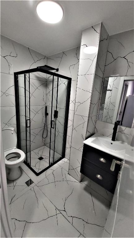 Koupelna v ubytování Diamond Suites Eilat