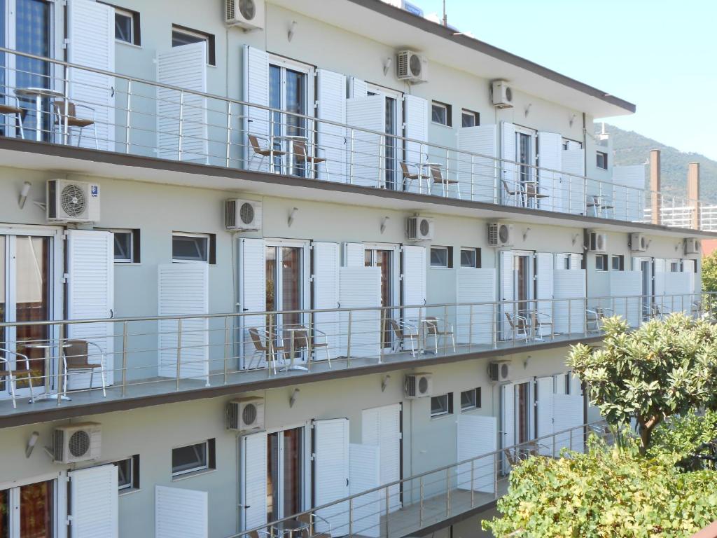 Balkón nebo terasa v ubytování Hotel Neon Astron