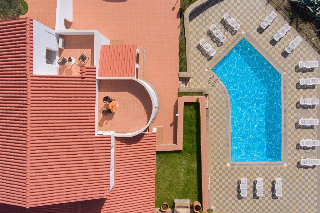 Bazén v ubytování Villa Krokali Lindos nebo v jeho okolí