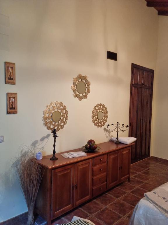 Postel nebo postele na pokoji v ubytování Casa Rural AKIMEQUEDU