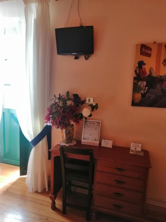 TV a/nebo společenská místnost v ubytování Casa Licerio