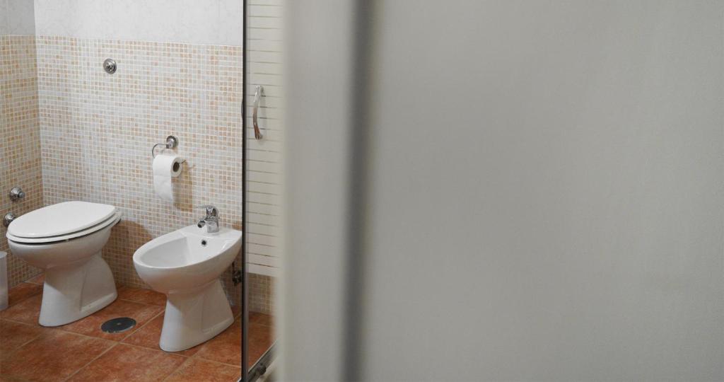 Koupelna v ubytování B&b Casa Bello
