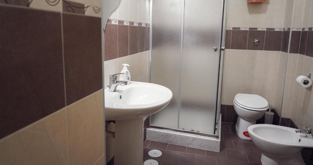 Koupelna v ubytování B&b Casa Bello