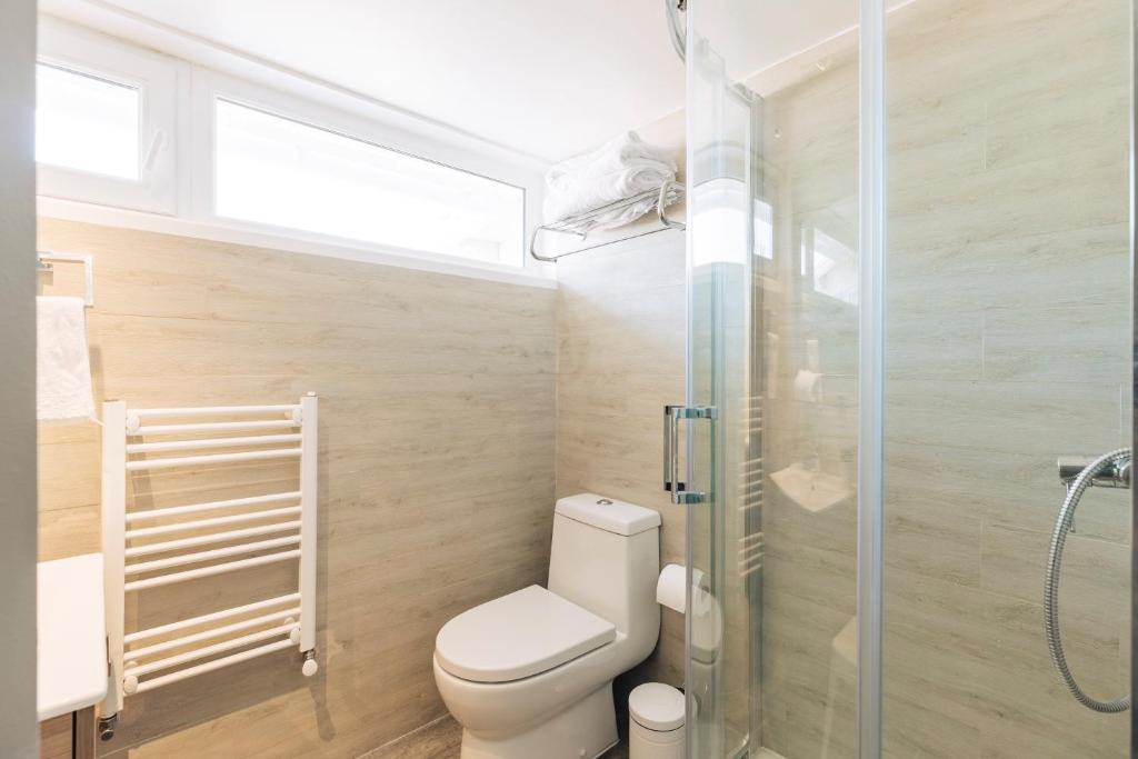 Koupelna v ubytování Casablu Hotel
