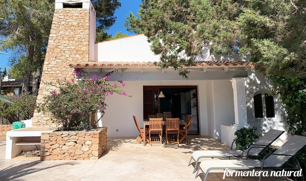 Bygningen som feriehuset ligger i