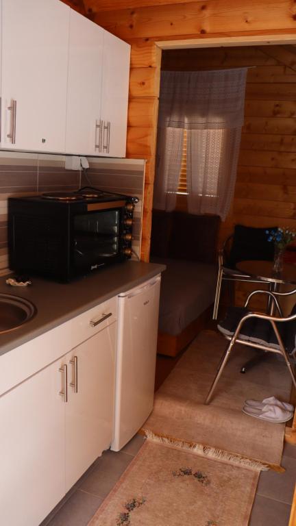Kuchyň nebo kuchyňský kout v ubytování Vikendica Mijajlović 2
