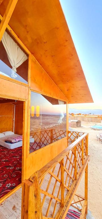 Balkón nebo terasa v ubytování Cinderella Camp Nuweiba