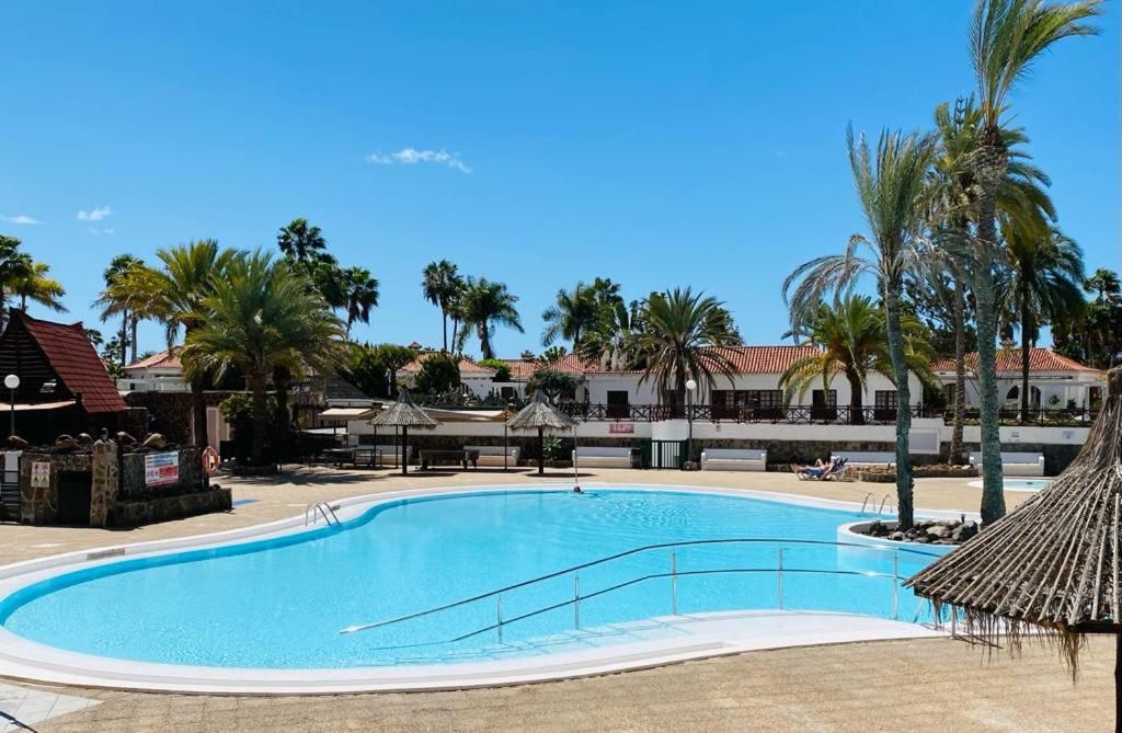 Bazén v ubytovaní Bungalow Parque Golf by SunHousesCanarias alebo v jeho blízkosti