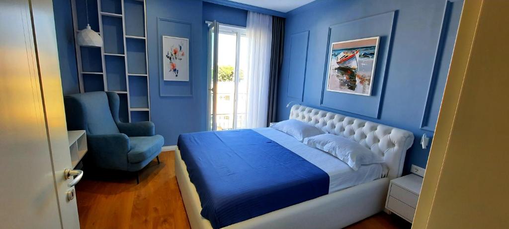 Postel nebo postele na pokoji v ubytování LUXURY DRIJON APARTMENTS 4d
