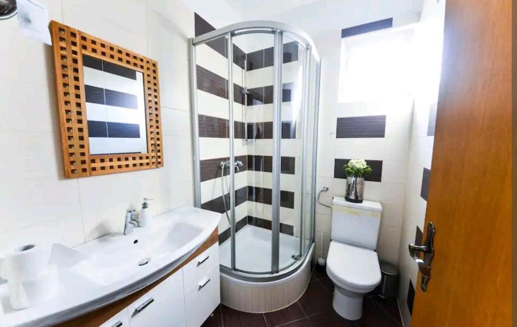 Kúpeľňa v ubytovaní Apartment with sea view