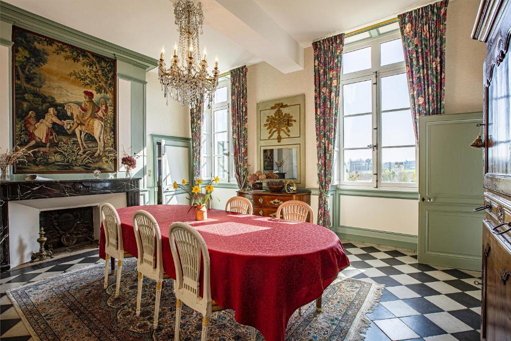 Posezení v ubytování Manoir de la Voute maison d'hôtes