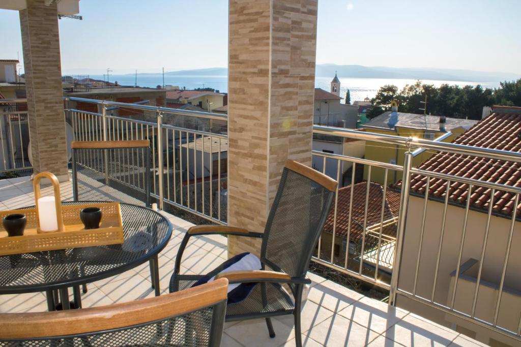Balkón nebo terasa v ubytování Penthouse Altus