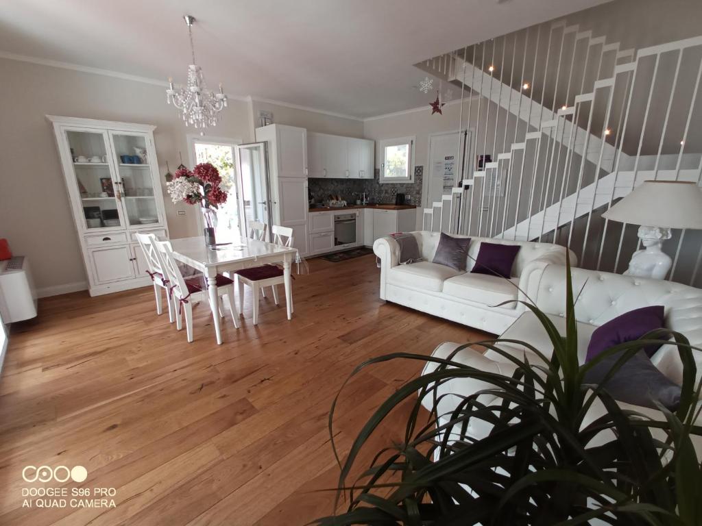 A seating area at Casa de la Luna