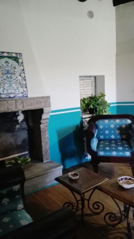 Posezení v ubytování sacrobosco apartment Quercia