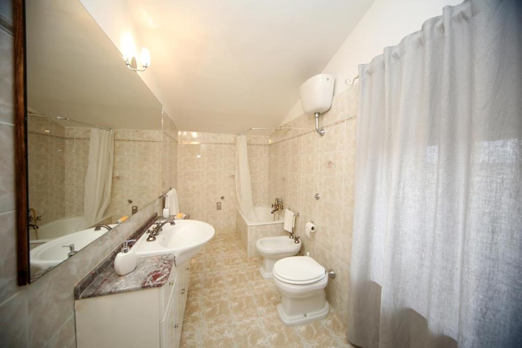 Koupelna v ubytování sacrobosco apartment Ulivo