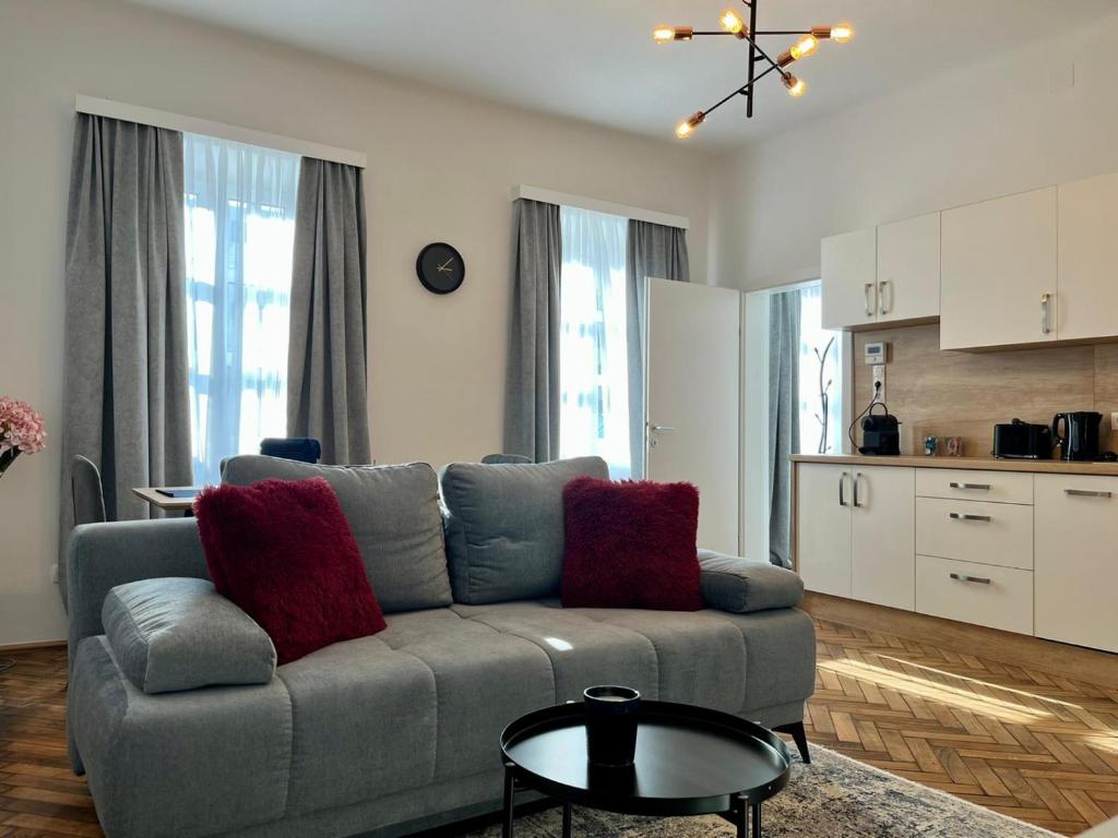 Kuchnia lub aneks kuchenny w obiekcie Vienna City Apartments Krongasse