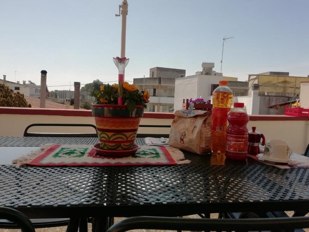 Balkón nebo terasa v ubytování Specchia Terrazza&Tavernetta Arcobaleno