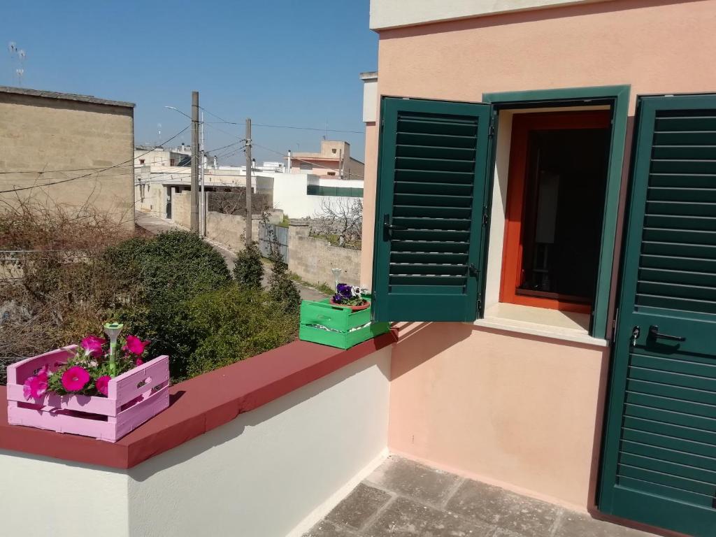 Balkón nebo terasa v ubytování Specchia Terrazza&Tavernetta Arcobaleno