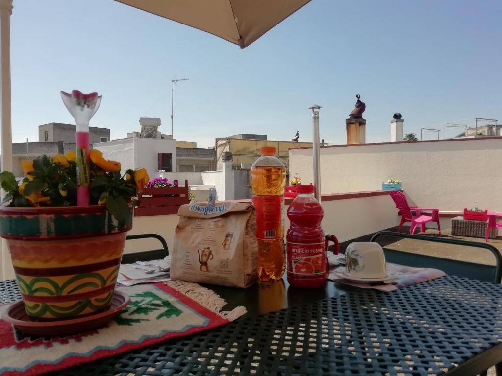 Nápoje v ubytování Specchia Terrazza&Tavernetta Arcobaleno