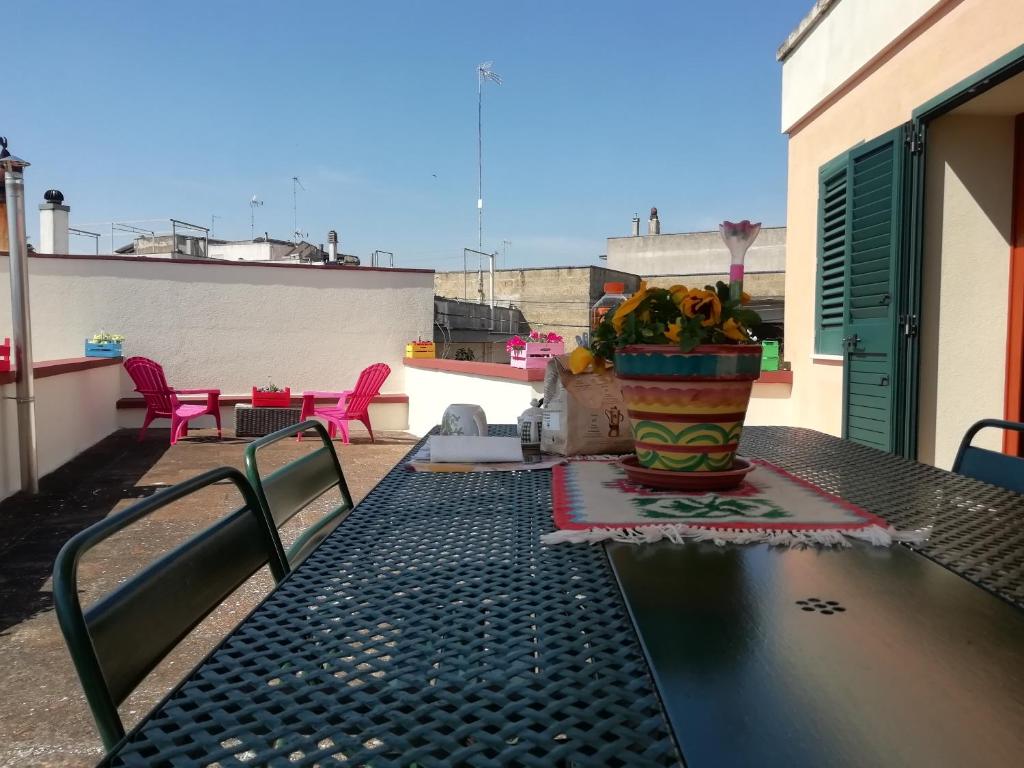 Balkón nebo terasa v ubytování Specchia Terrazza&Tavernetta Arcobaleno