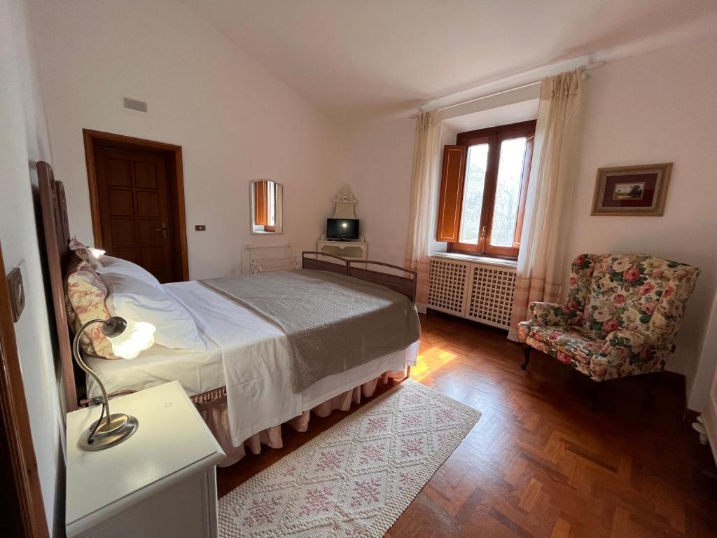 Postel nebo postele na pokoji v ubytování Casa del Pino