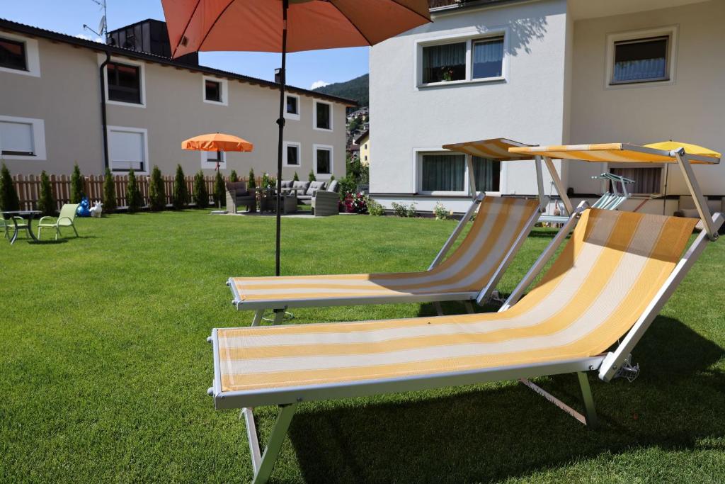 Vonkajšia záhrada v ubytovaní Residence Sisi