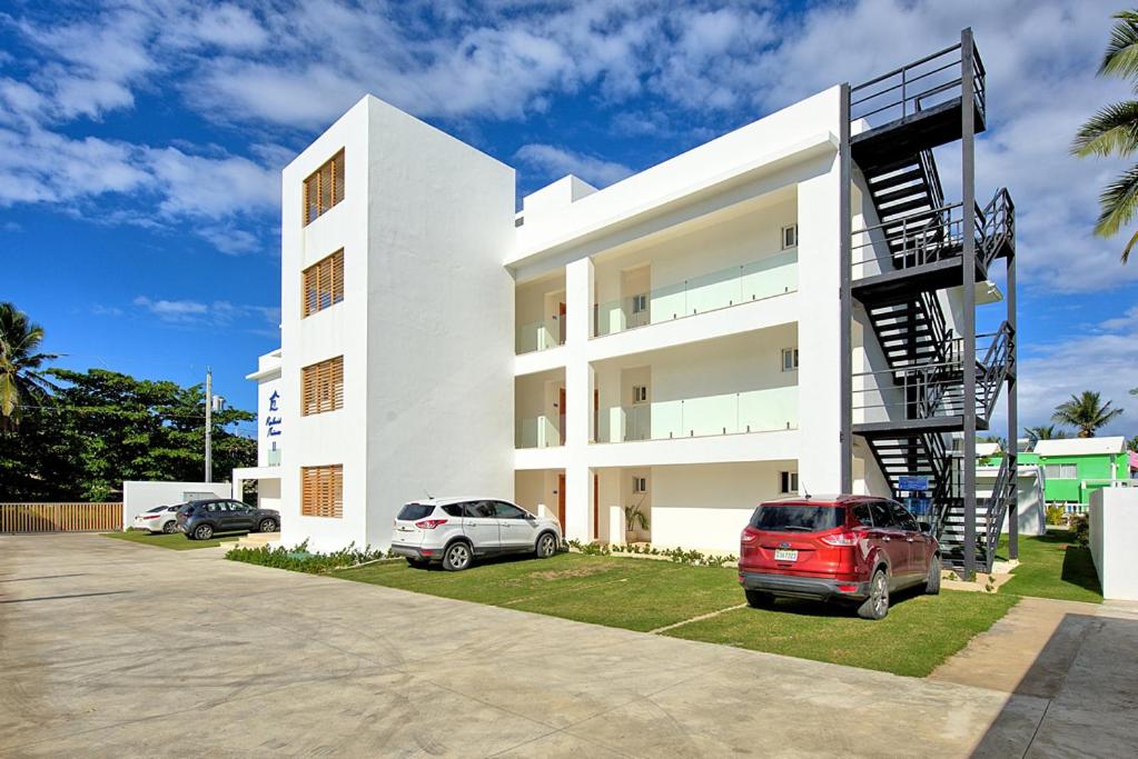 Budova, kde se apartmán nachází