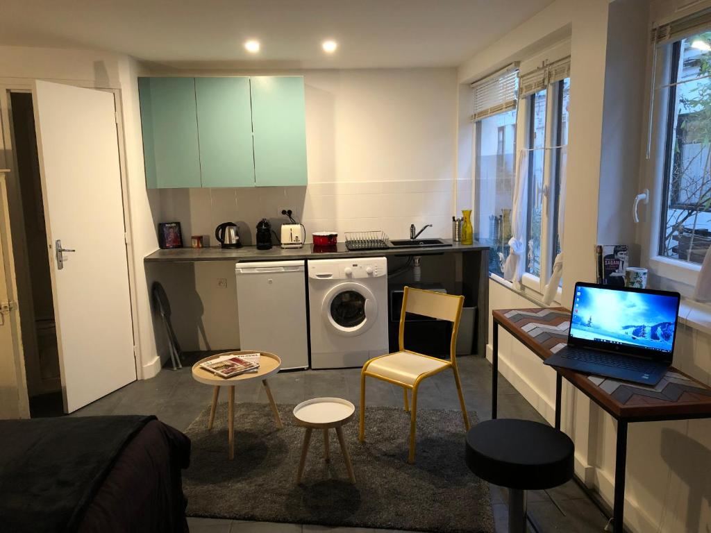 Cité Pilleux - Charming Studio in a flowery pedestrian lane - Studio Apartment