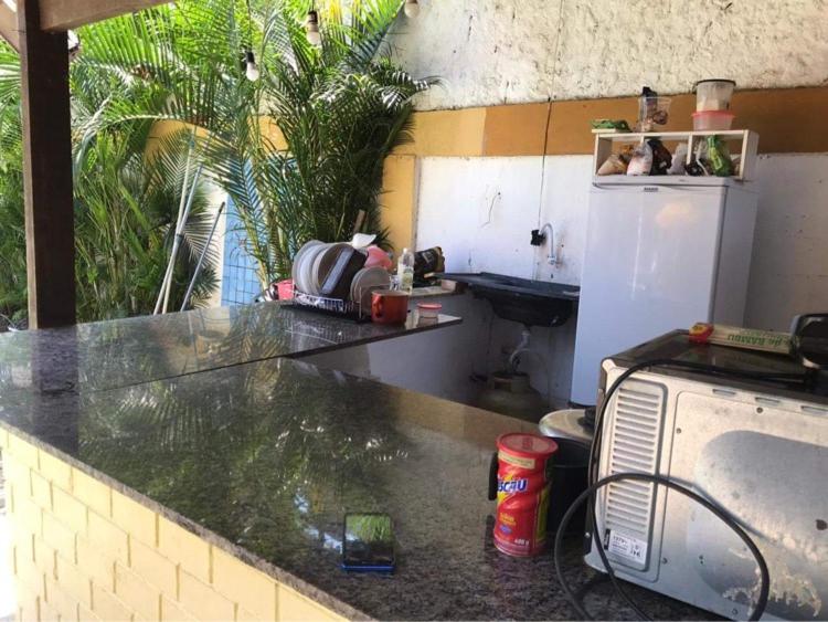 Кухня или мини-кухня в Suites Geriba
