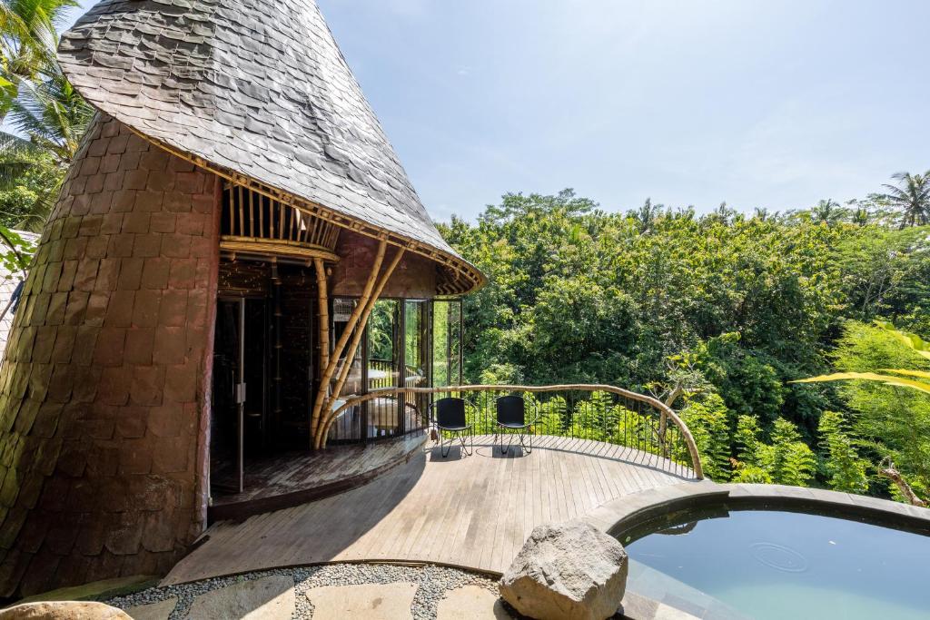 Fotografie z fotogalerie ubytování Eclipse House 4bds Eco Bamboo House Pool RiverView v destinaci Bringkit