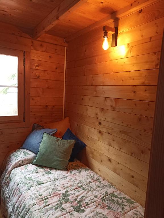 Postel nebo postele na pokoji v ubytování Cabana Monte do Castro