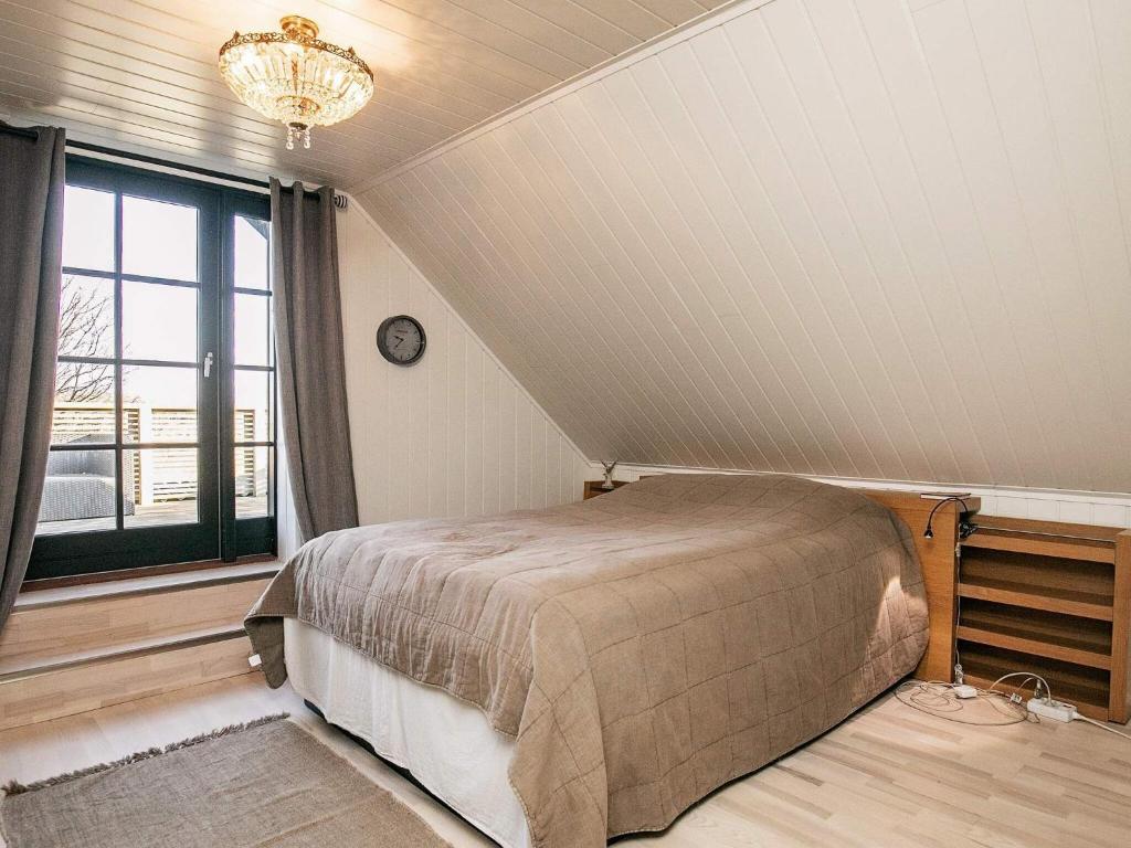 Postel nebo postele na pokoji v ubytování Holiday home Løkken CLXVI