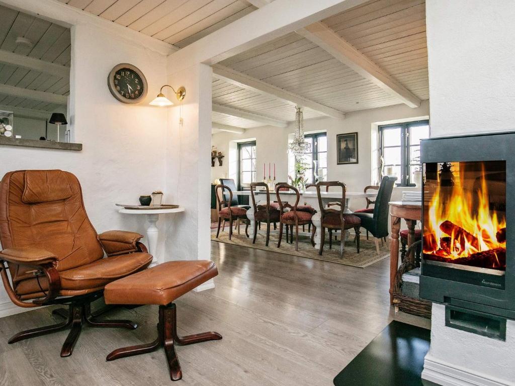 Posezení v ubytování Holiday home Løkken CLXVI