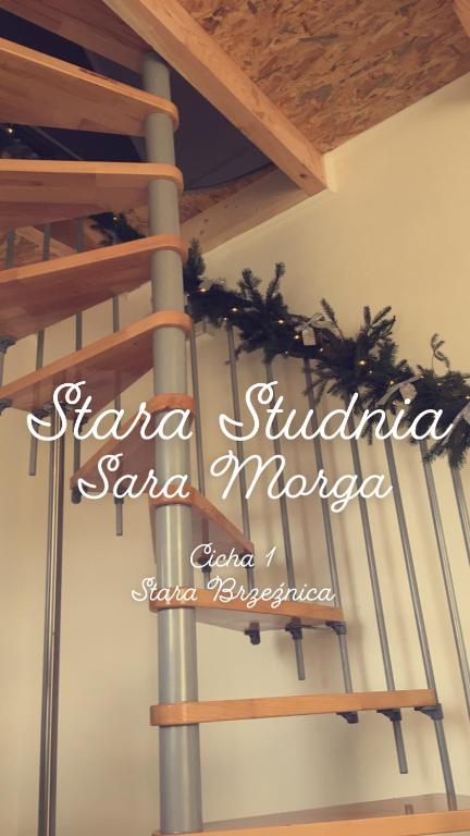 a sign that says santa sabina san moranza at Stara Studnia in Brzeźnica Stara