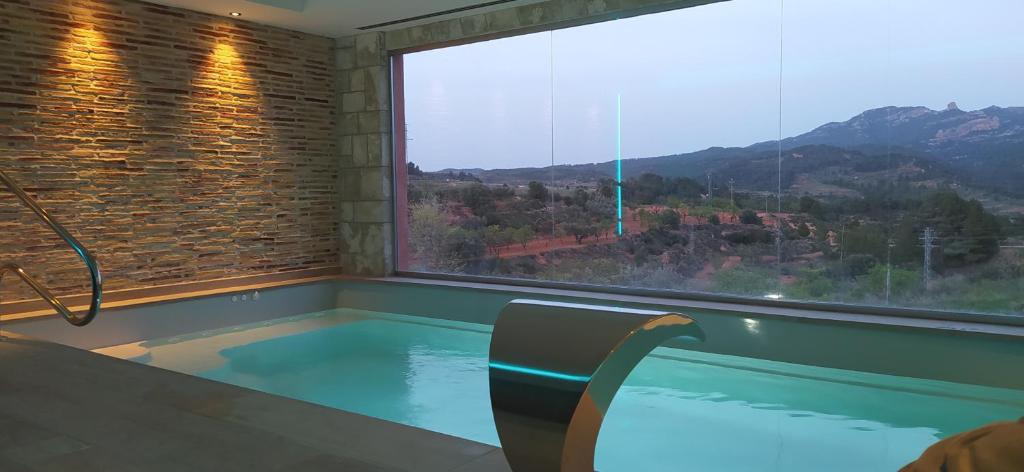 Nespecifikovaný výhled na hory nebo výhled na hory při pohledu z hotelu