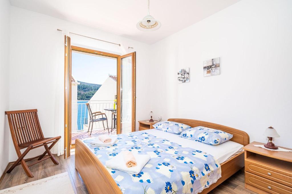Posteľ alebo postele v izbe v ubytovaní Apartment Bobić