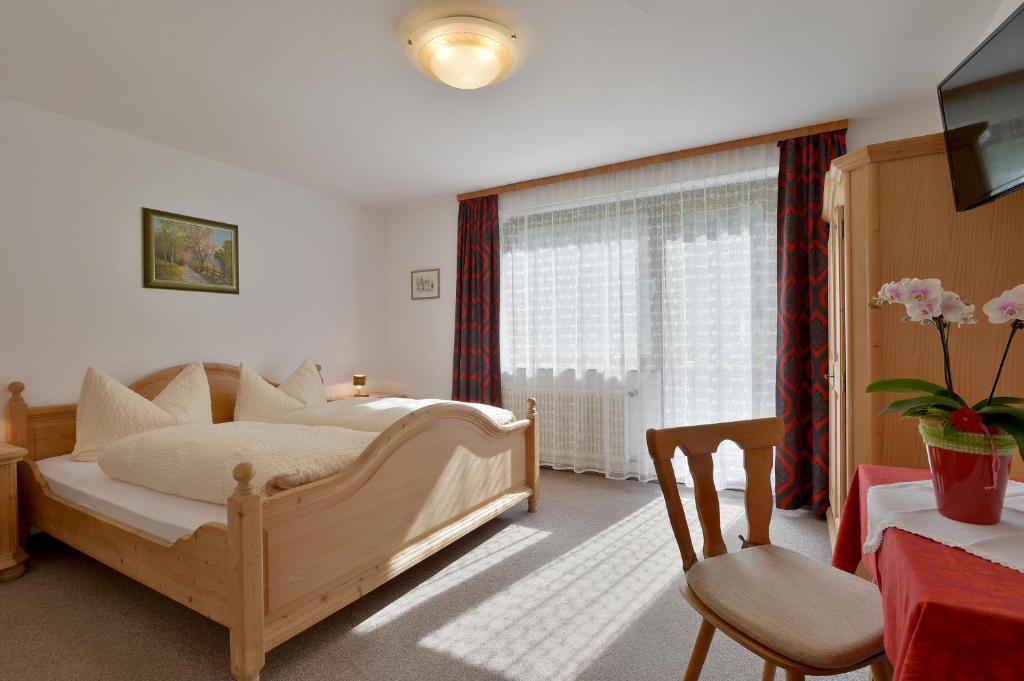 Postel nebo postele na pokoji v ubytování Haus Traudl