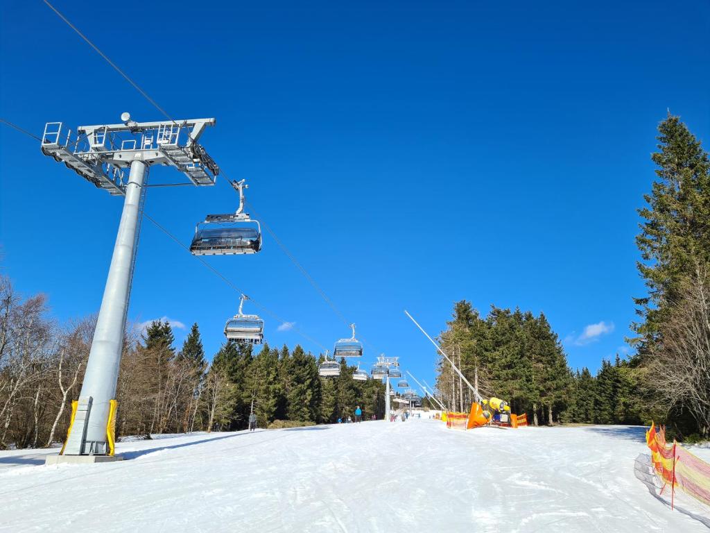 Lyžování v hotelu nebo okolí