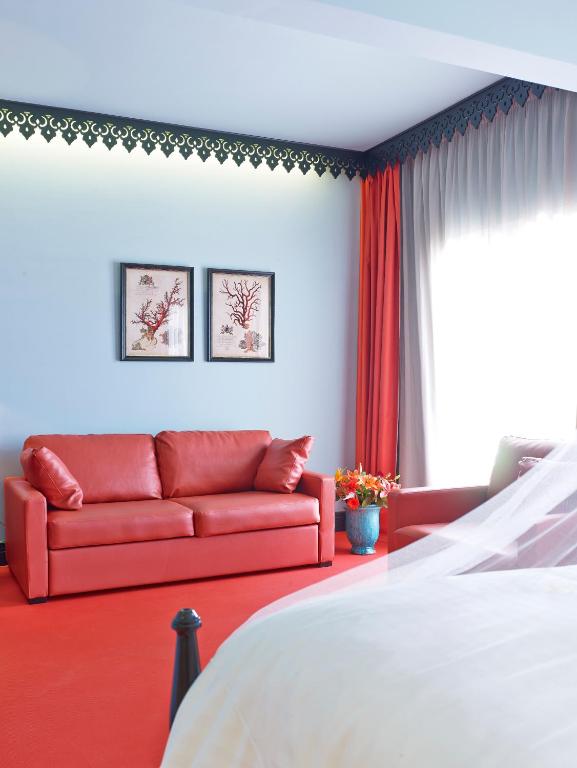 Posezení v ubytování Villa Delisle Hôtel & Spa