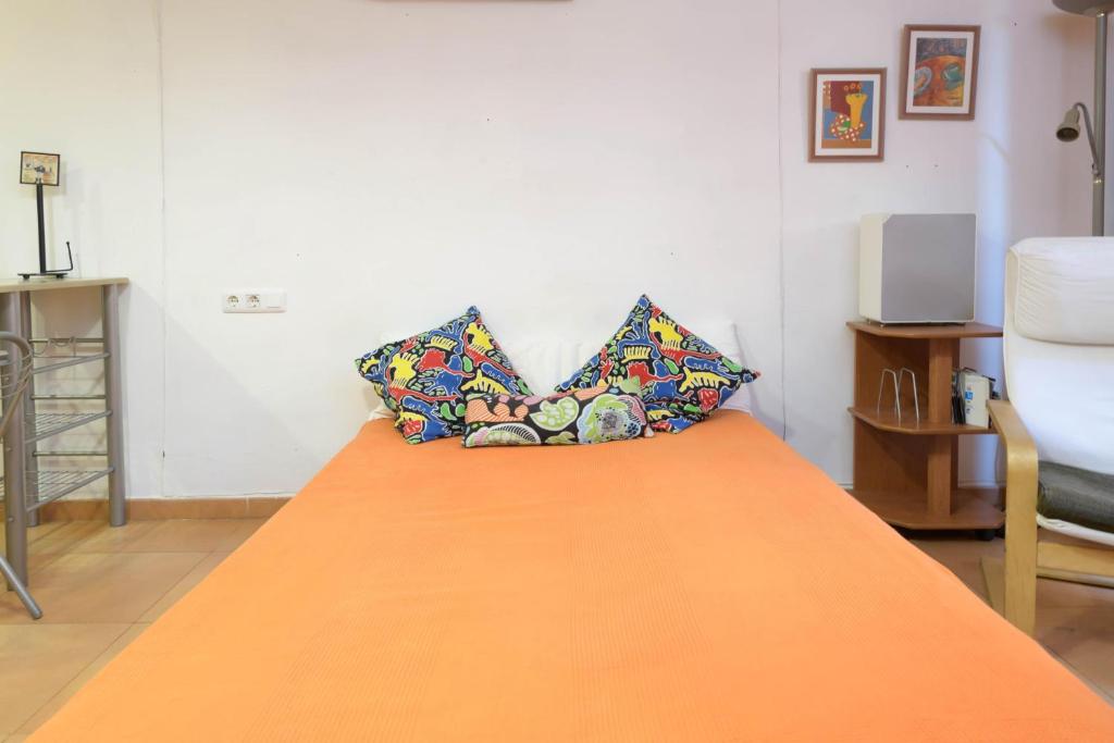 Cama o camas de una habitación en Estudio La Colina