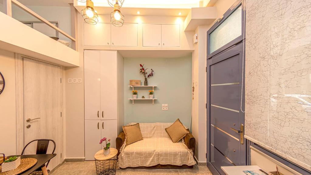 Posteľ alebo postele v izbe v ubytovaní A unique loft studio