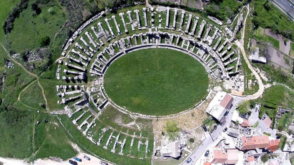 Una vista aérea de Apartment "Dida" with Free Private Parking