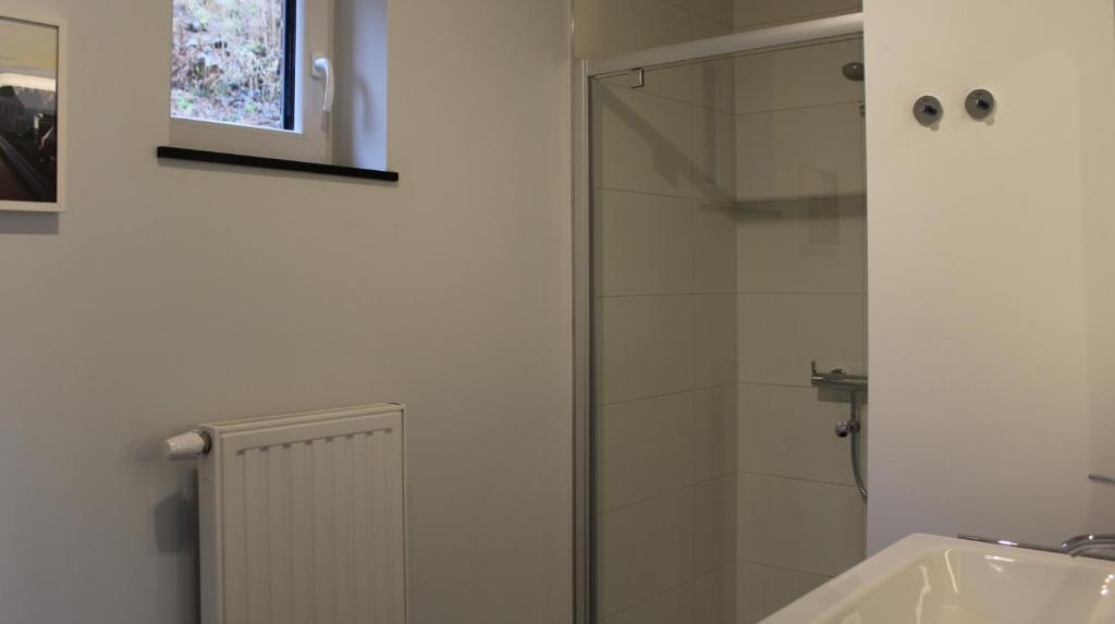 Koupelna v ubytování B&B Les Lits de Nohaipré