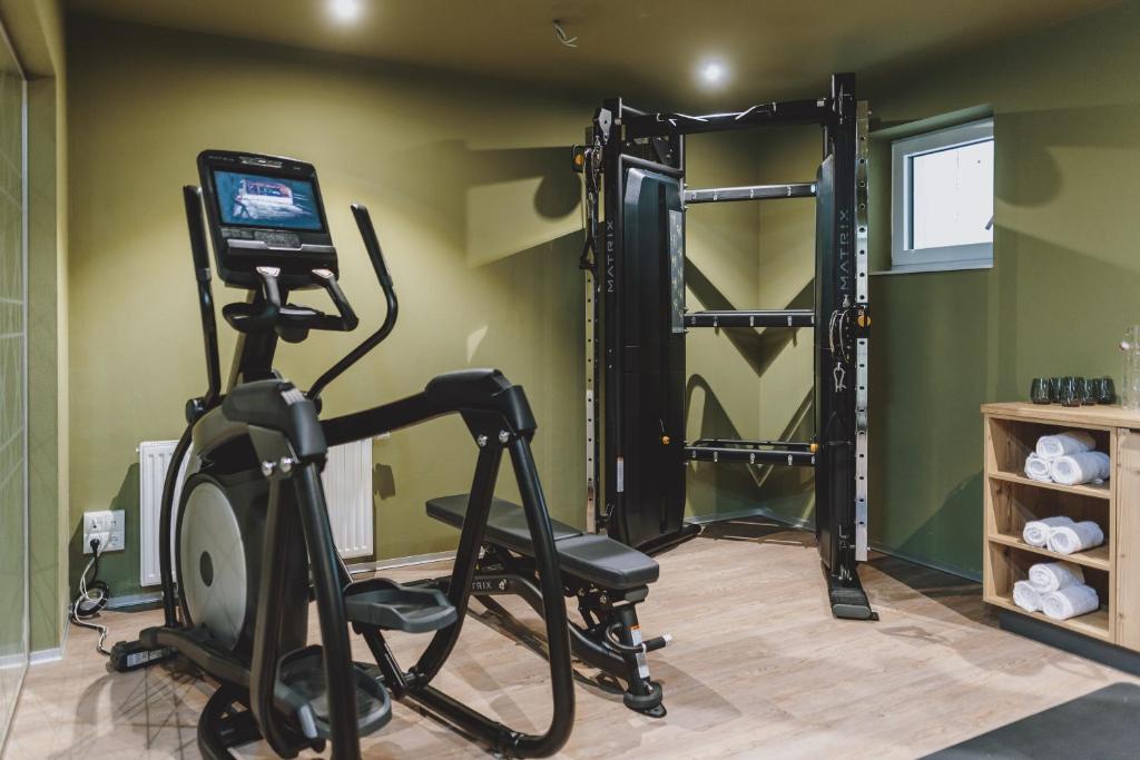The fitness centre and/or fitness facilities at Nikolaus by AvenidA Panoramic Wellness Suites