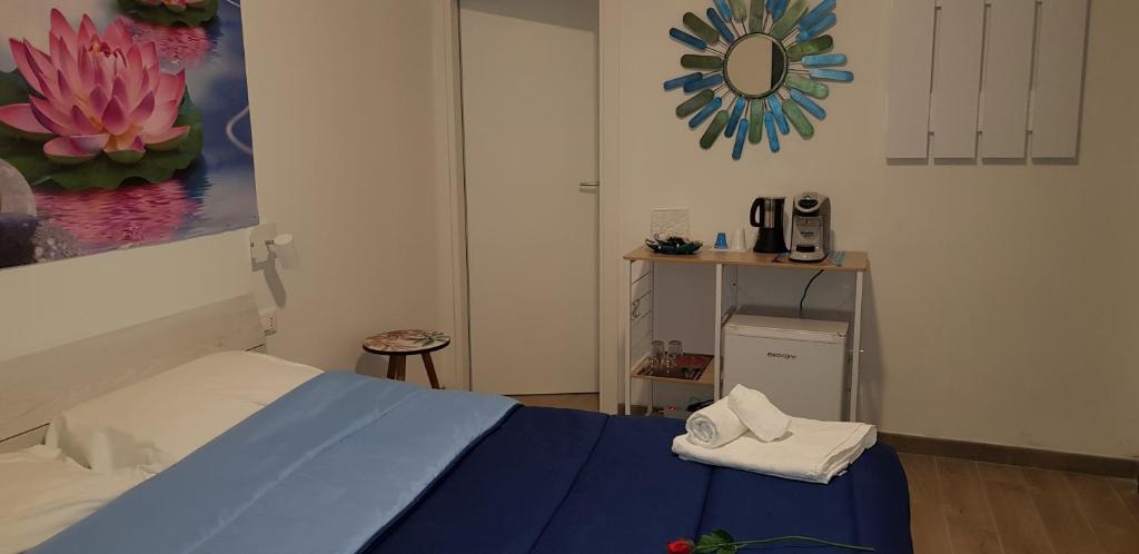 Posteľ alebo postele v izbe v ubytovaní La fleur
