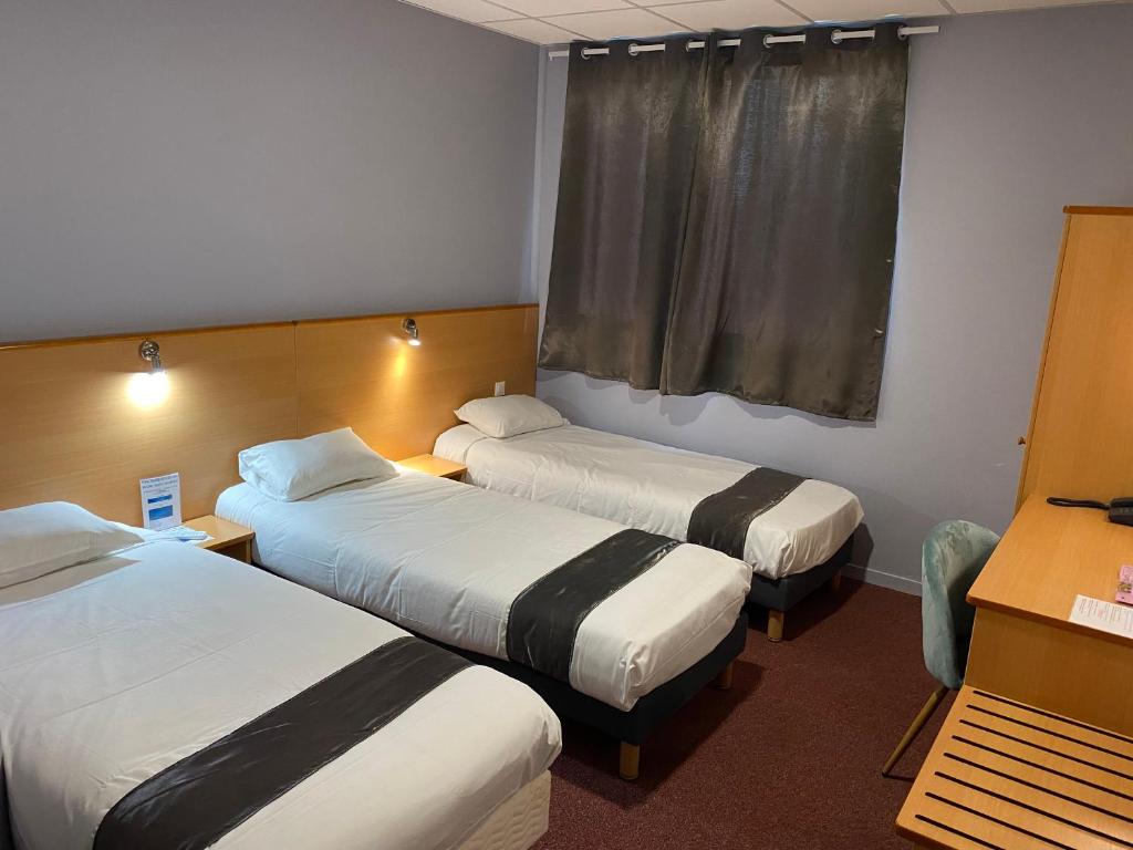 Hotel Le Saint Aubin - Triple Chambre Avec 3 Lits Simples
