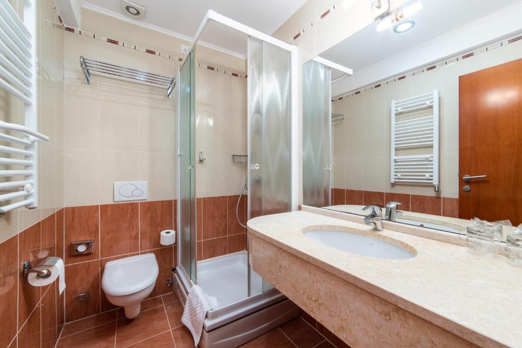 Koupelna v ubytování Hotel Bella Vista